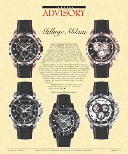 Editors Choice - Millage Milano